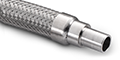 Convoluted 316L SS Core Hose Stainless Braid